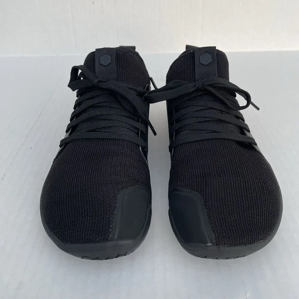 Vivobarefoot Womens Kasana Knit & Leather Black Minimalist Barefoot Shoes 8 EU39 - Picture 7 of 13